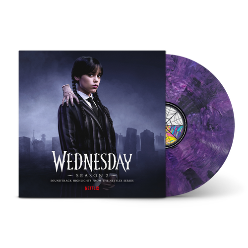 Wednesday Addams / Nevermore Academy Orchestra - Wednesday: Season 2 (Original Soundtrack From the Netflix Series) [Purple and Black Blended Transparent Vinyl]