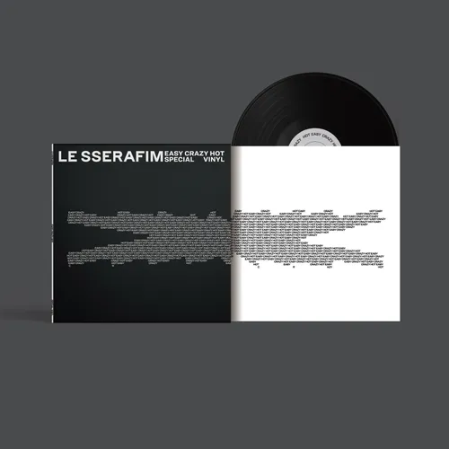 LE SSERAFIM - Easy-Crazy-Hot vinyl record cover