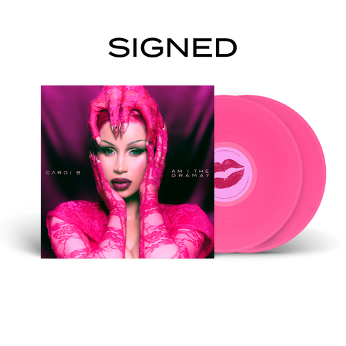 Cardi B - AM I THE DRAMA? [SIGNED - Pink Vinyl with Pink Alt Cover