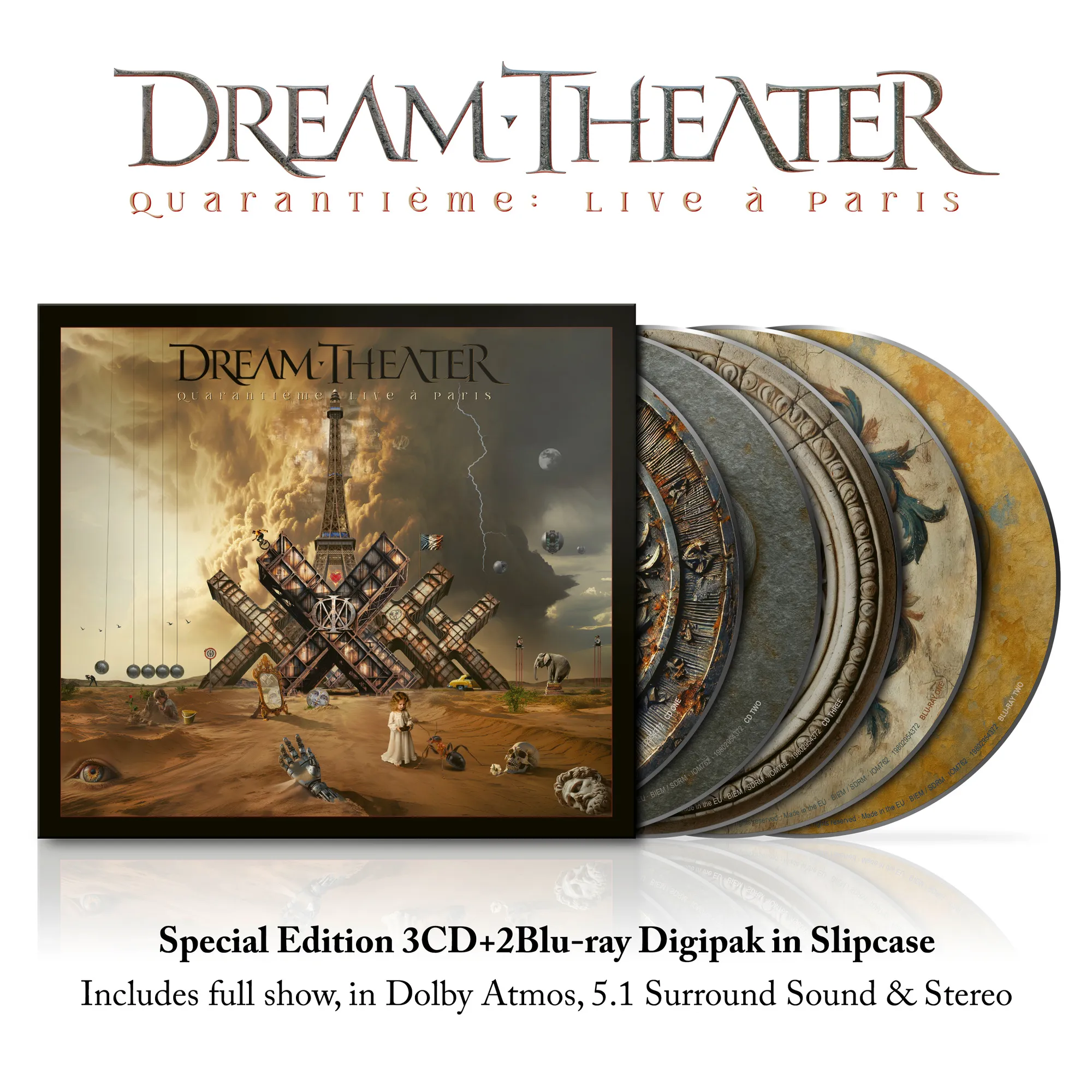 Dream Theater - Quarantieme: Live A Paris [3CD + 2 Blu-ray