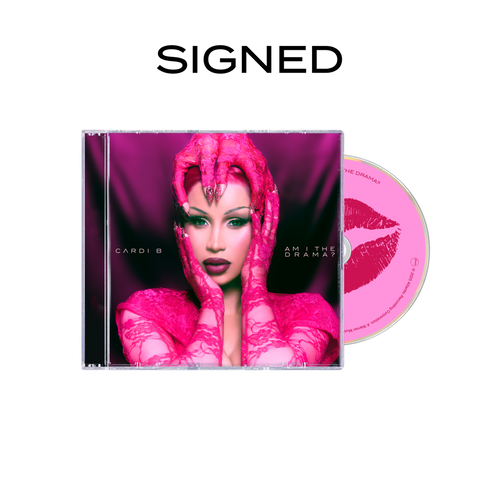 Cardi B - AM I THE DRAMA? [SIGNED Alt Pink Cover]