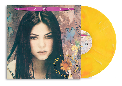 Shakira - Pies Descalzos (30th Anniversary) [Yellow with Red Swirl Marble Colored Vinyl]