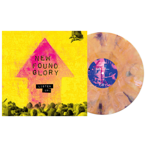 New Found Glory - Listen Up! [Tropical Sunset Deluxe Marble LP]
