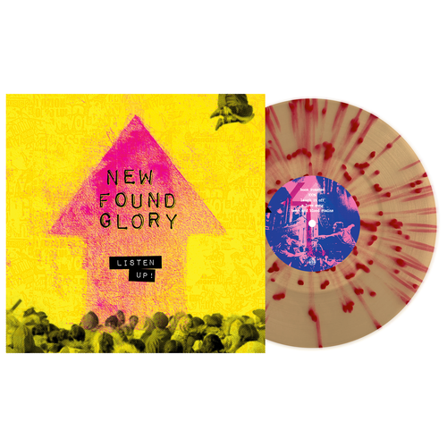 New Found Glory - Listen Up! [Indie Exclusive Beer w/  Blood Red Splatter LP]