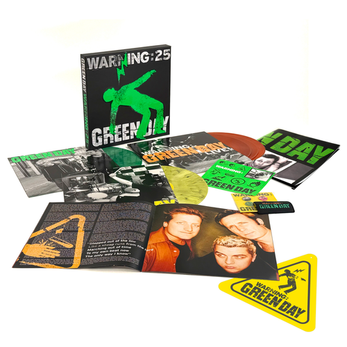 Green Day - Warning (25th Anniversary Deluxe Edition) [Indie Exclusive Vinyl Box - Green, Yellow, and Orange LP]