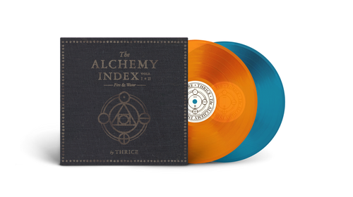 Thrice - The Alchemy Index V.1 + V. II [Translucent Orange &amp; Sea Blue vinyl]