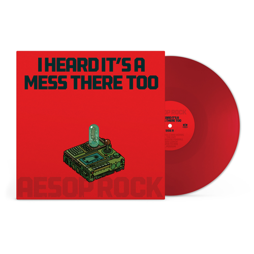Aesop Rock - Heard It's A Mess There Too [Red Colored Vinyl]