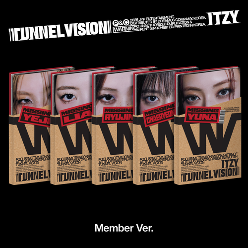 ITZY - Tunnel Vision [Member Ver.] (Post) (Stic) (Pcrd)