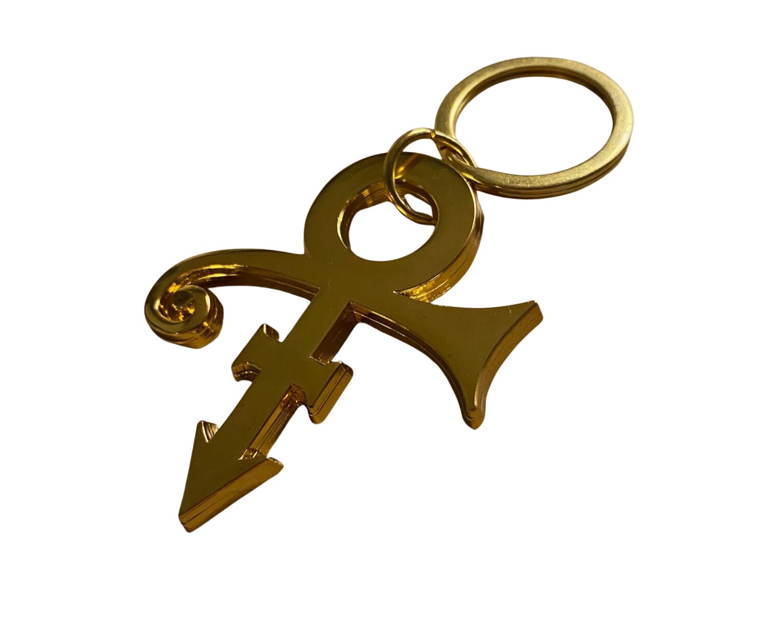 Gold Prince Love Symbol Keychain