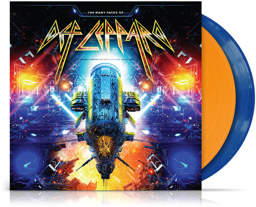 Various Artists - Many Faces Of Def Leppard [Orange & Blue]