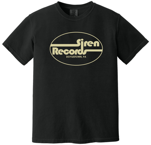 Siren Records - [XL] Black Logo Short Sleeve 