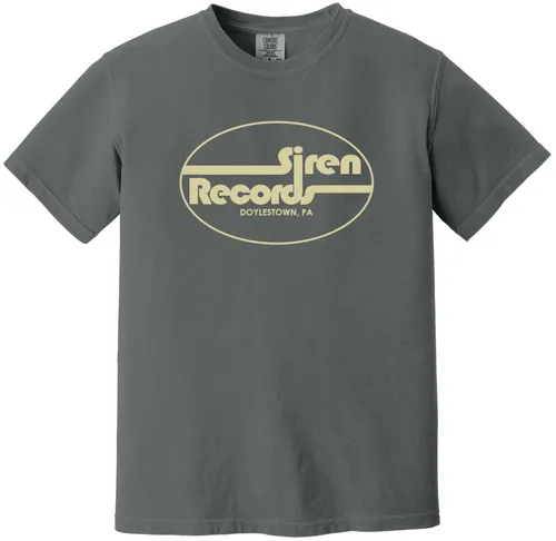 Siren Records - [Large] Dark Gray Logo Short Sleeve 