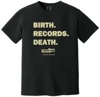 Siren Records - [Medium] Black Birth Records Death Short Sleeve 
