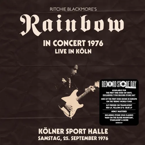Ritchie's Blackmore Rainbow - Live From Koln 1976 vinyl record cover
