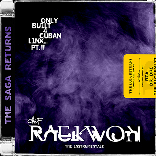 Raekwon - Only Built 4 Cuban Linx... Pt. II - THE INSTRUMENTALS, Shaolin Noir Edition (Black 2LP)