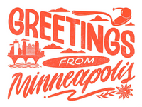 Post Card - Greetings From Minneapolis