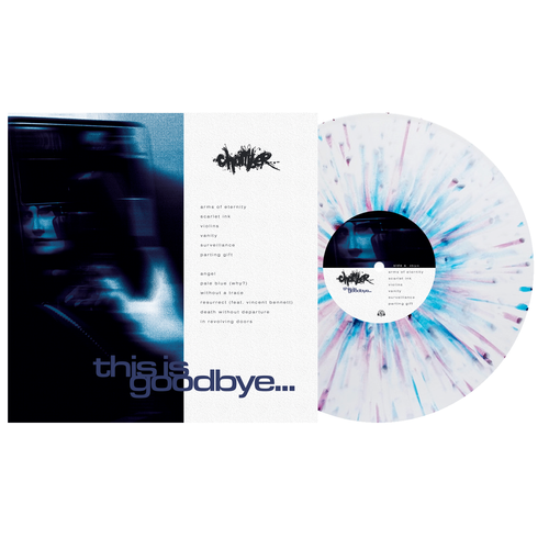 Chamber - this is goodbye... [White with Magenta and Blue Dot Splatter]