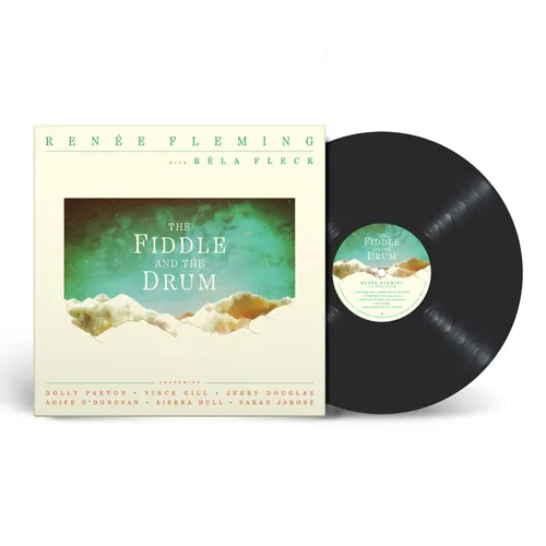RENEE FLEMING - The Fiddle and the Drum vinyl record cover