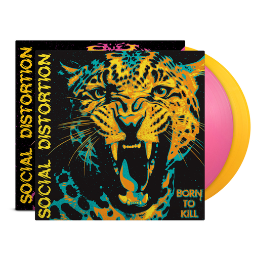 Social Distortion - Born to Kill [Indie Exclusive Pink & Yellow Vinyl with Alternative Art Print]