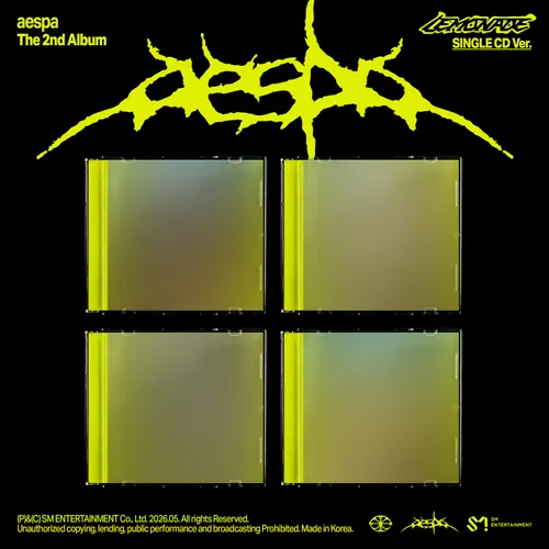 Aespa - LEMONADE (SINGLE CD Ver.) vinyl record cover