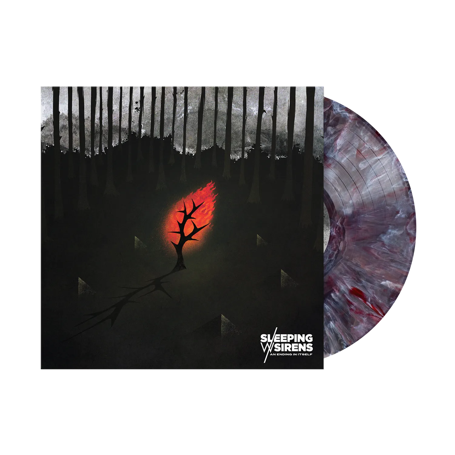Sleeping With Sirens - An Ending In Itself [Black/White/Red Swirl