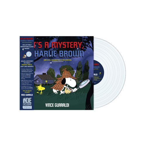 Vince Guaraldi - It's a Mystery, Charlie Brown [Indie Exclusive Magnifying Glass Clear]