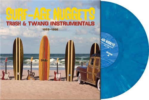 Various Artists - SURF-AGE NUGGETS: TRASH & TWANG INSTRUMENTALS [Indie Exclusive Laguna Blue Marble]