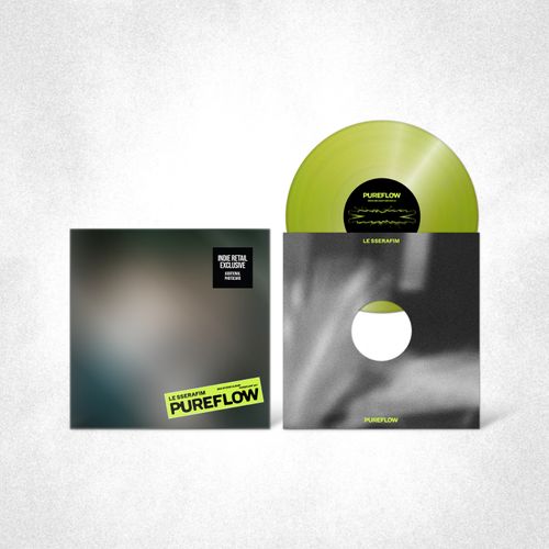 LE SSERAFIM - 2nd Studio Album PUREFLOW pt.1 [Indie Exclusive Electric Yellow Glitter ver.]