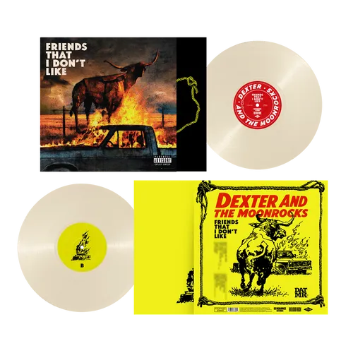 Dexter & Moonrocks - Friends That I Don't Like (Blue) vinyl record cover