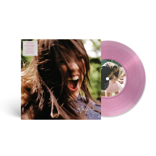 Olivia Rodrigo - stupid song vinyl record cover