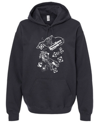Siren Records - [Medium] Raven Heidi Hoodie
