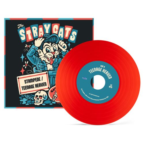 Stray Cats - Stampede / Teenage Heaven [Red]