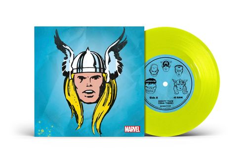 Marvel Chorus - Merry Marvel Marching Society (1966 Theme) [Mighty Thor Translucent Yellow 7" Single]