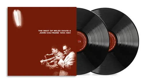 Miles Davis & John Coltrane - The Best of Miles Davis & John Coltrane: 1955-1961 vinyl record cover