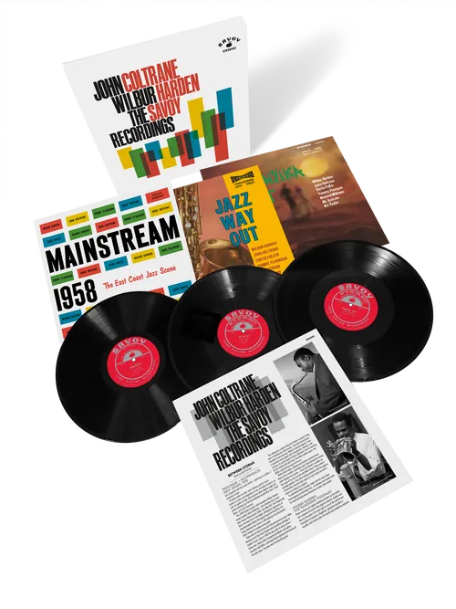 John Coltrane & Wilbur Harden  - The Savoy Recordings [3 LP 180g Black with tip-on jacket]
