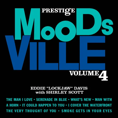 Eddie - Eddie "Lockjaw" Davis with Shirley Scott, Vol. 4 - Moodsville Series vinyl record cover