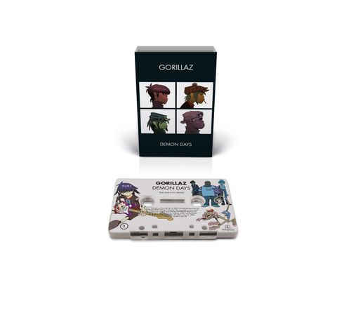 Gorillaz - Demon Days - Brick & Mortar Exclusive [White Cassette with On Body Printing]