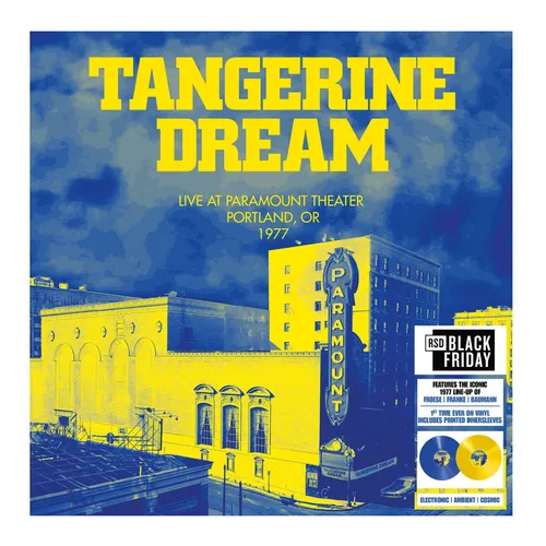 Tangerine Dream - Live At Paramount Theatre - Portland, Or '77 (Rsd) vinyl record cover