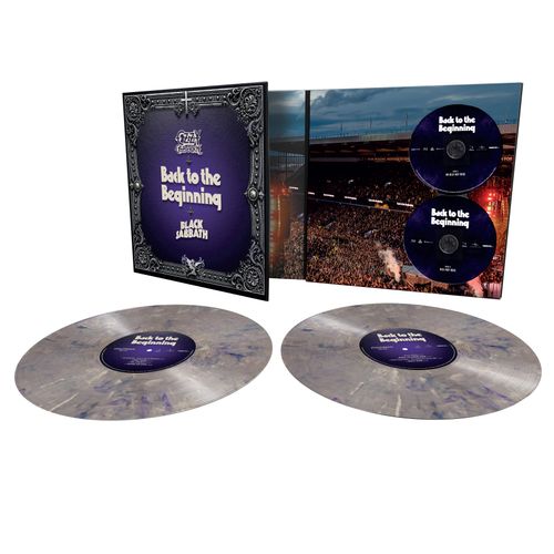 Ozzy Osbourne & Black Sabbath - Back to the Beginning [Indie Exclusive Silver & Purple Metallic Splatter 2 LP/Blu-ray/4K UHD]