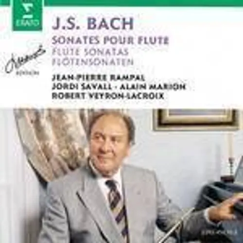 J.S. Bach - Flute Sonatas vinyl record cover