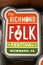 Richmond Folk Festival Sticker