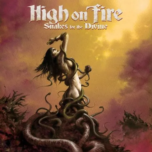 High On Fire - Snakes For The Divine (Translucent Ruby) vinyl record cover
