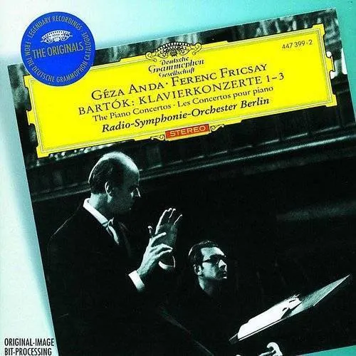 Geza Anda - Piano Concertos 1-3 vinyl record cover