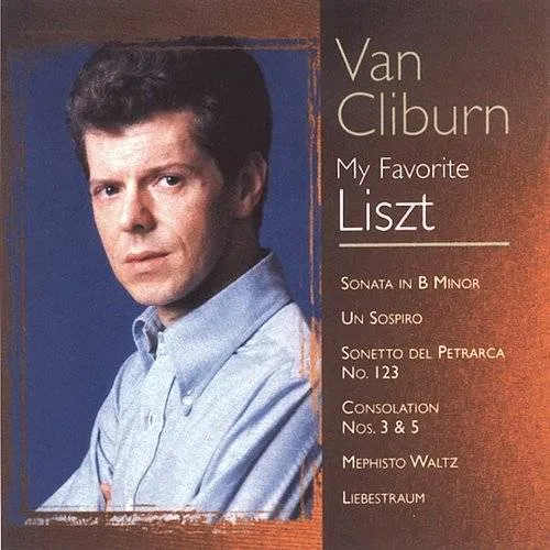 Van Cliburn - My Favorite Liszt vinyl record cover