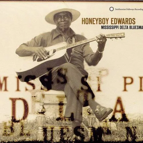 David 'Honeyboy' Edwards - Mississippi Delta Bluesman vinyl record cover