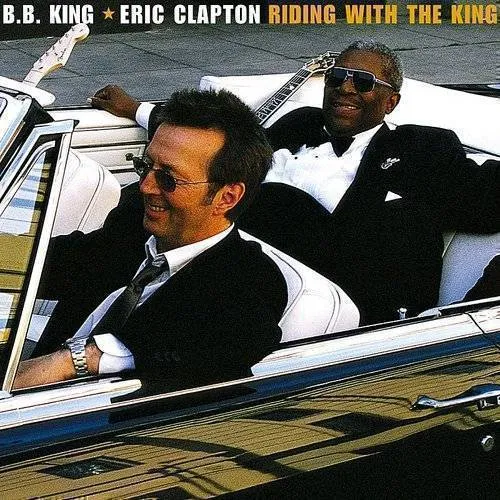 Clapton/King - Riding with the King vinyl record cover