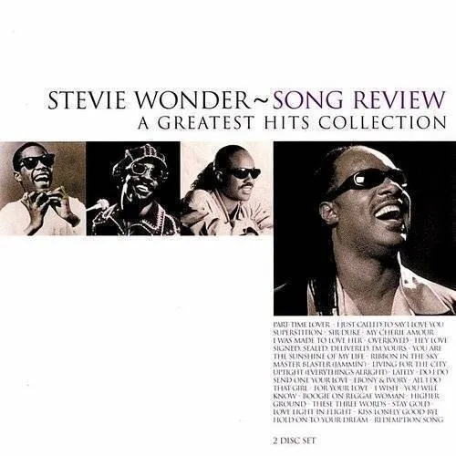 Stevie Wonder - Song Review: Greatest Hits vinyl record cover