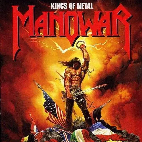 Manowar - Kings Of Metal (Uk) vinyl record cover