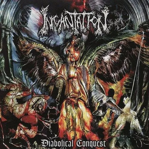 Incantation - Diabolical Conquest vinyl record cover