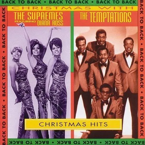 Supremes/Temptations - Xmas Hits Back To Back vinyl record cover